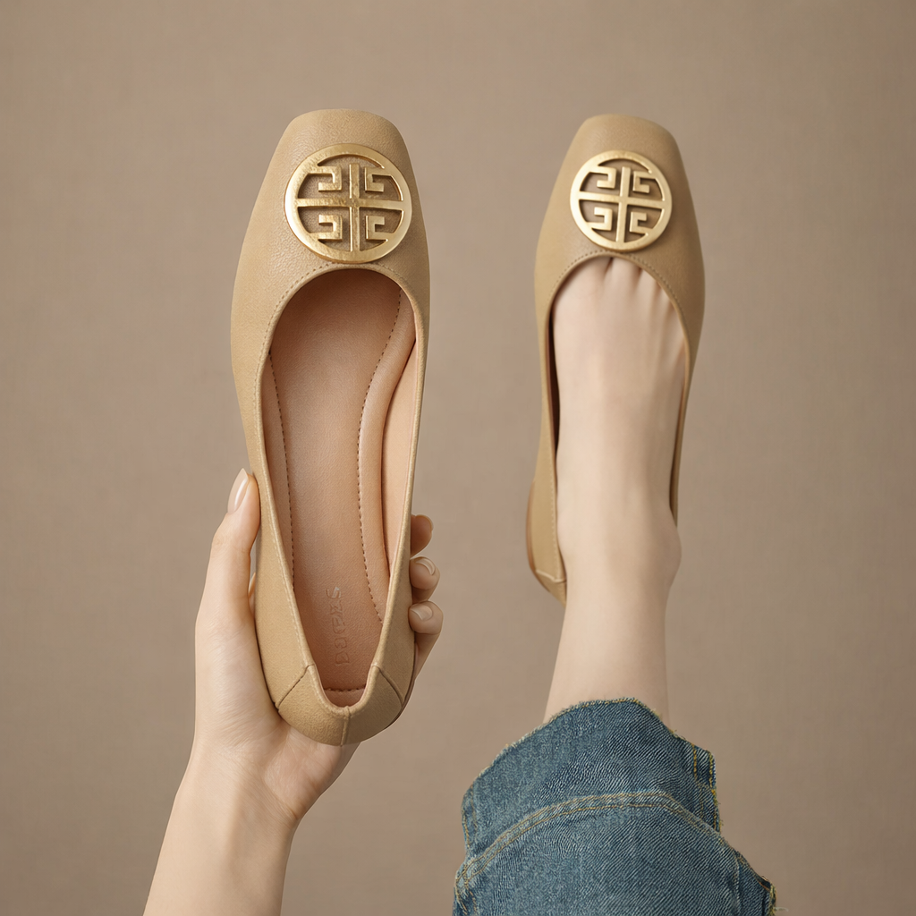 Orchard Leather Flats